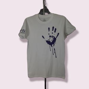 Smiley face Tshirt ( white, unisex, NWT)